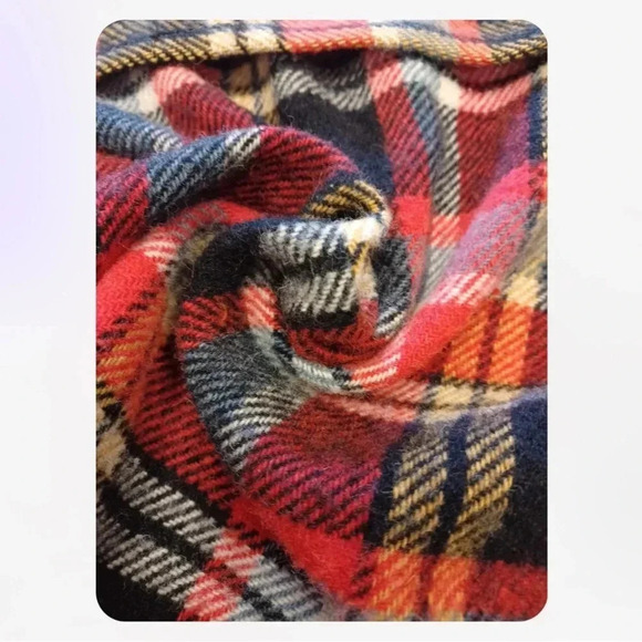 Regent Vintage Plaid Unisex Wool Blend Plaid Coat Shacket Size Medium/Large - Picture 10 of 12